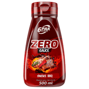 6PAK ZERO SAUCE SMOKE BBQ 500ML