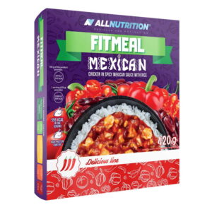 ALLNUTRITION FITMEAL MEXICAN 420g, kurczak z ryżem w ostrym sosie meksykańskim