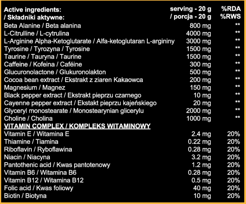 REAL PHARM BEHEMOTH 500G - obrazek 2