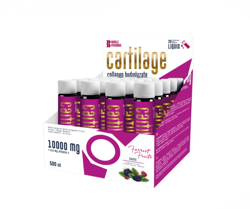 Kolagen Noble Pharma Cartilage Collagen 25ml Pojedynczy Shot Wsparcie Stawów