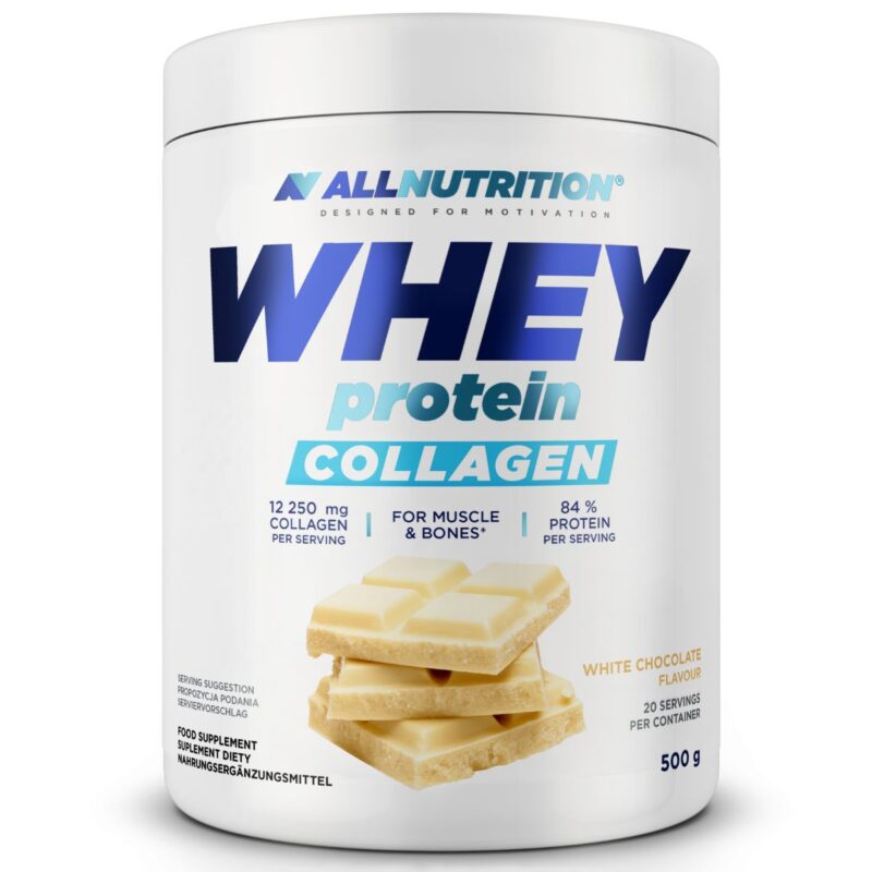 Odżywka białkowa z kolagenem Allnutrition Whey Protein Collagen 500g - obrazek 3