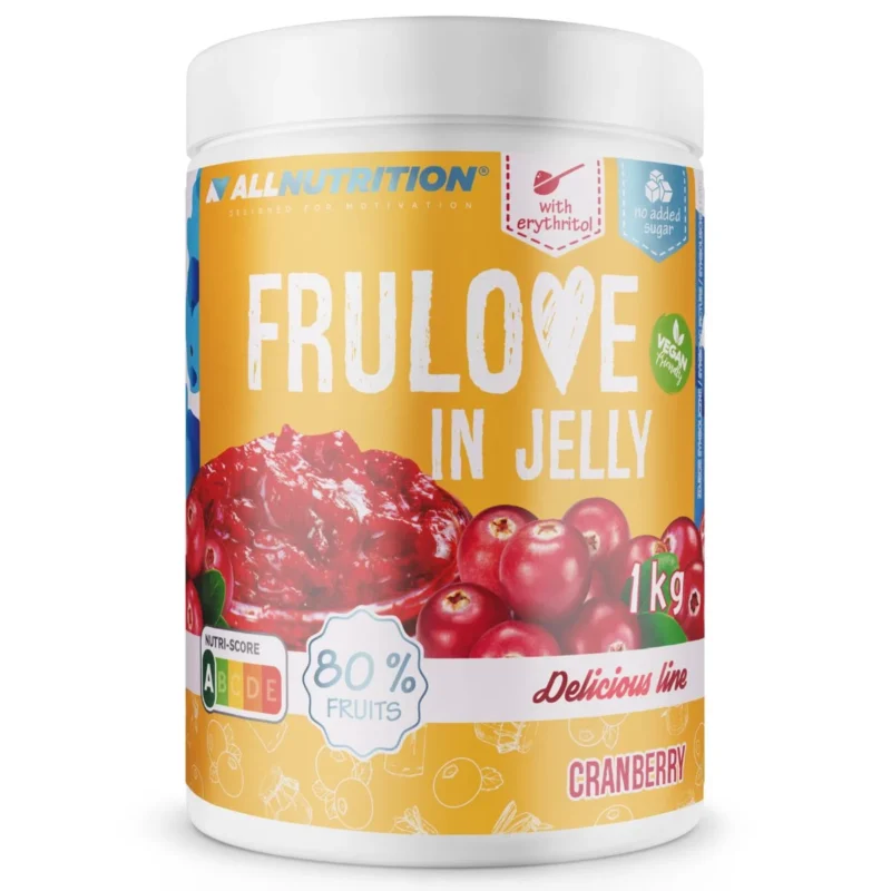 ​Owoce w żelu ALLNUTRITION FRULOVE In Jelly 1000g Żurawina